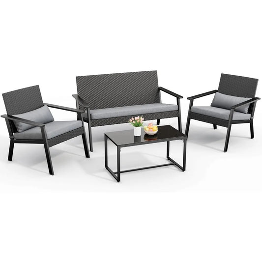 4-Piece Outdoor Patio Set
