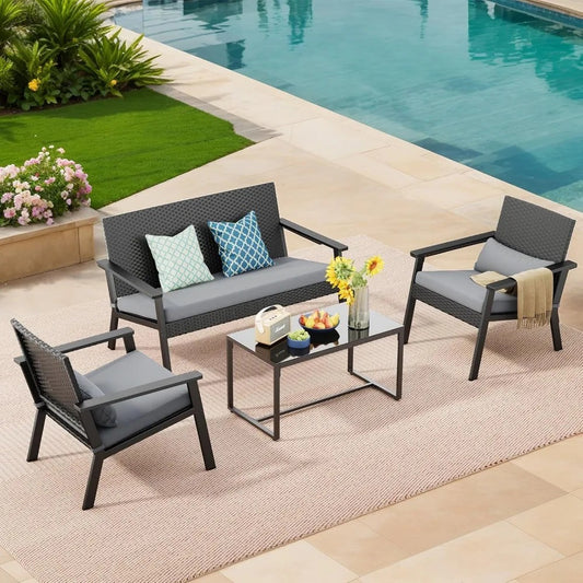 4-Piece Outdoor Patio Set